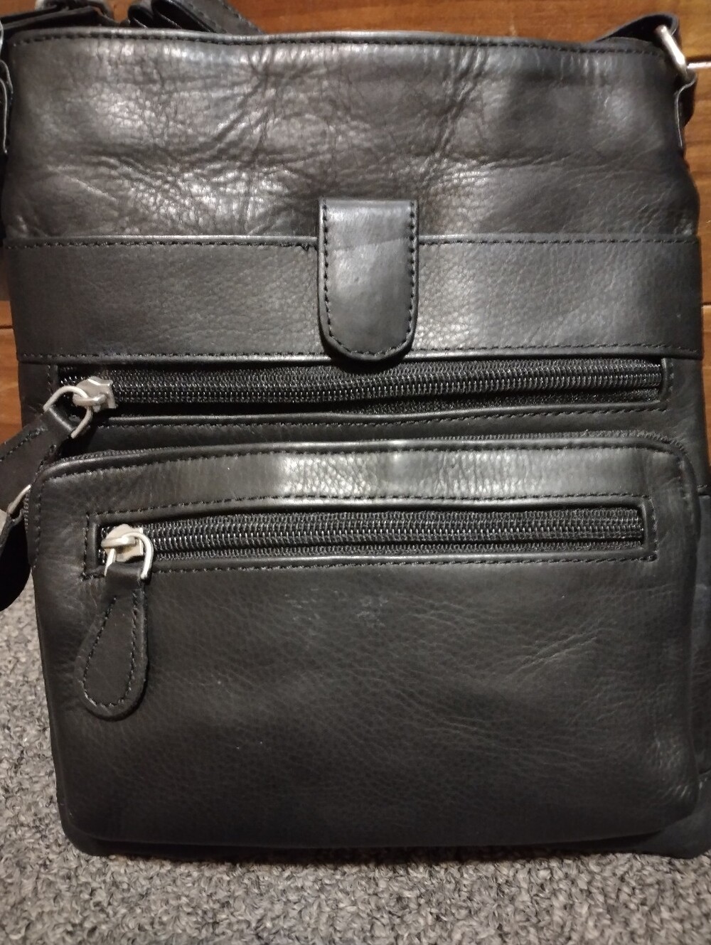 Wilson's Leather Black Genuine Leather Crossbody Bag for Women - Picture 5 of 8